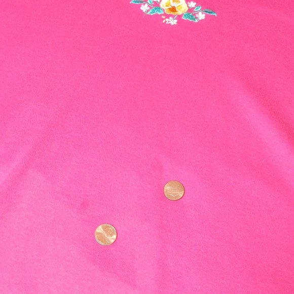 80/90s Pink Top by Basic Editions Plus - Picture 4 of 5